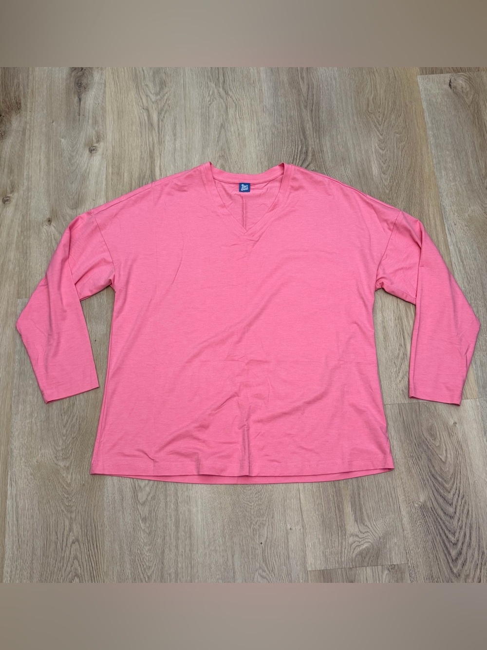 Ripskirt Hawaii Pink Tee with Blue Logo Tag